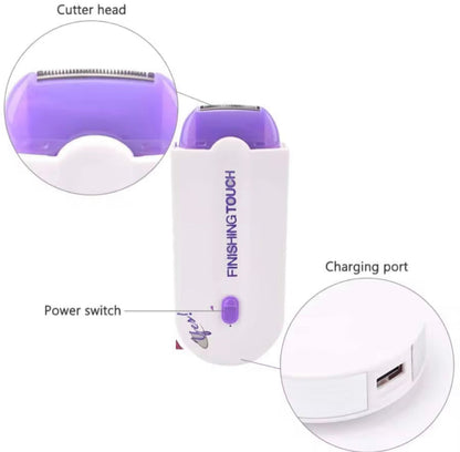 Electric Hair Removal Device, Women Painless Hair Remover Machine, Rechargeable Instant Sensor Light Device Shaver