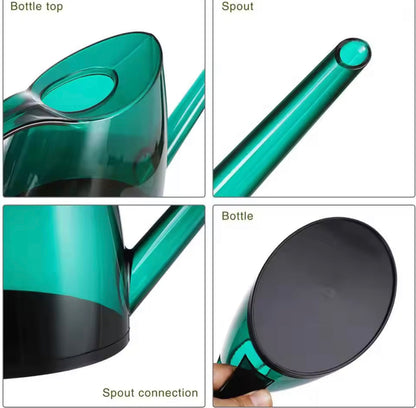 1.4L Transparent Long Spout Watering Kettle, Nordic Style Garden Watering Pot, Transparent Watering Pot, Small Watering Gardening Can, Multifunctional Long Spout Kettle For Watering Flower Plants