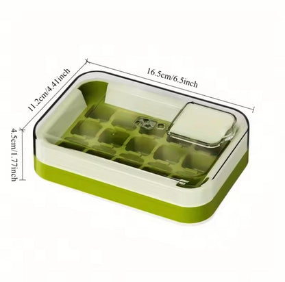 15 Grid Ice Cube Container, Fresh Cube Ice Tray Box, Chill Ice Box Maker, Pure Freeze Ice Box