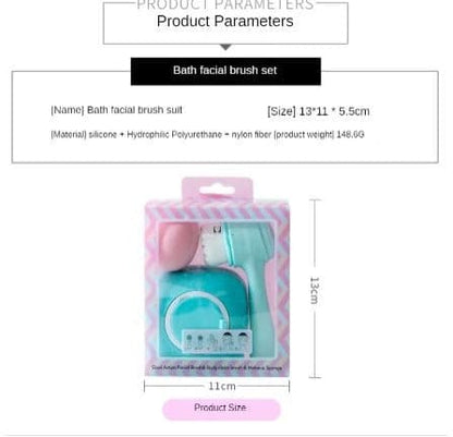 3 In 1 Sweet Beauty Kit, Foundation Powder Blush Cosmetic Sponges Tools, Makeup Egg Suit Soft Water Water Drop Sponge Puff
