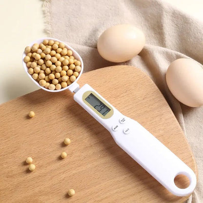 Electric Kitchen Scale Spoon, Digital Measuring Spoon, Volume Food Scale Gram Mini Kitchen Scales, Multifunction Handheld Electric Scale Spoon For Cooking, Portable Kitchen Scale, Measurable Display Food Scale