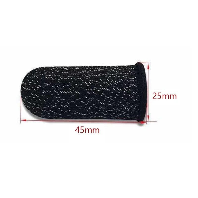 1 Pair Finger Sleeves For Gaming, Sweatproof Gloves Breathable Fingertips For Mobile Games, Non-Scratch Sensitive Touch Screen Gaming Finger Thumb Sleeve Gloves Eveen - Delivering the Best for Less!