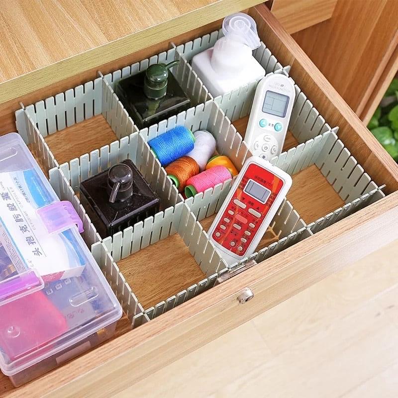 1 Pair Drawer Divider, Multipurpose Drawer Organizer, Storage Compartment Box EVEEN - Delivering the Best for Less!
