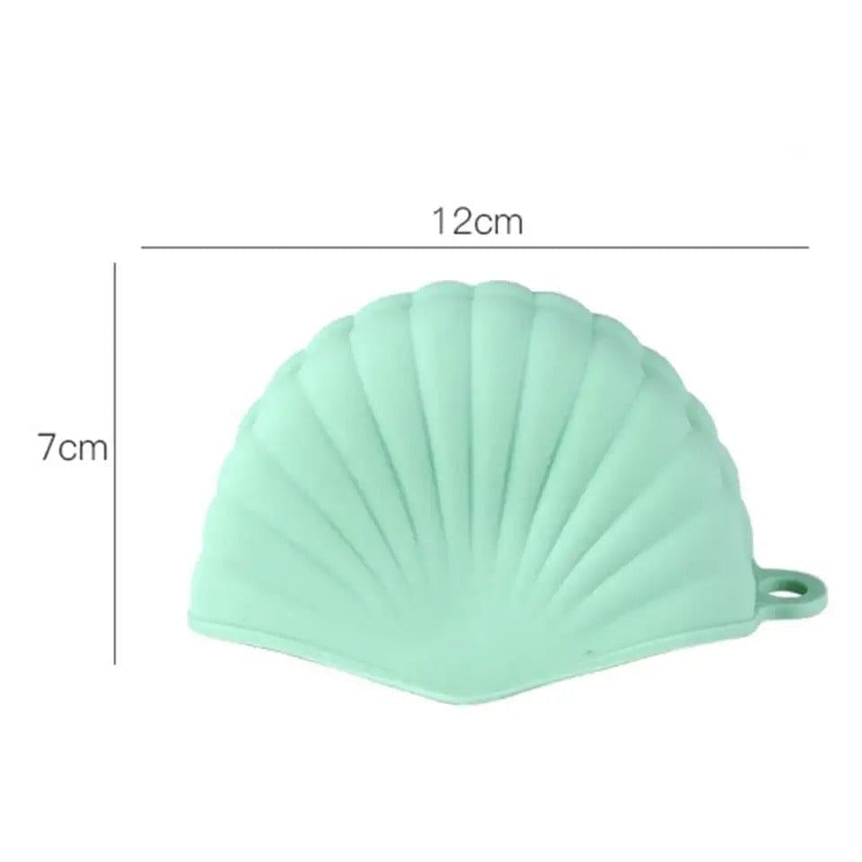 1 Pair Sea Shell Pot Gripper,  Kitchen Pinch Grip, Durable Silicon Glove Clip, High Resistant Soup Pot Grip Cover, Anti Slip Silicone Oven Mitts, Anti-Slip Pot Hot Handle Holders Yahan Sab Behtar Hai!