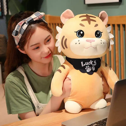 Tiger Soft Plush Toys, Stuffed Cartoon Animal Toys For Kids