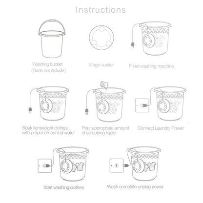 2 in 1 Ultrasonic Turbo Washing Machine, Portable Travel Washer, Air Bubble And Rotating Mini Ultrasonic Washing Machine,  Portable Removes Dirt Washer, USB Cable Machine for Travel