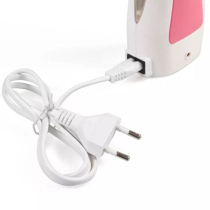 Electric Hair Removal Wax-melt Machine, Heater EU Plug Portable Epilator Roll, Heater Melt Depilation Hair Removal,  SPA Handheld Body Depilatory Machine Hair Removal Tool