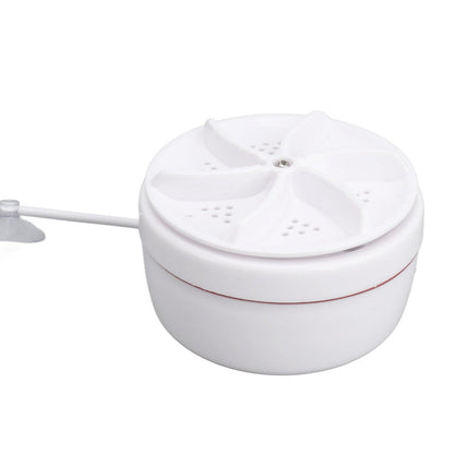 2 in 1 Ultrasonic Turbo Washing Machine, Portable Travel Washer, Air Bubble And Rotating Mini Ultrasonic Washing Machine,  Portable Removes Dirt Washer, USB Cable Machine for Travel